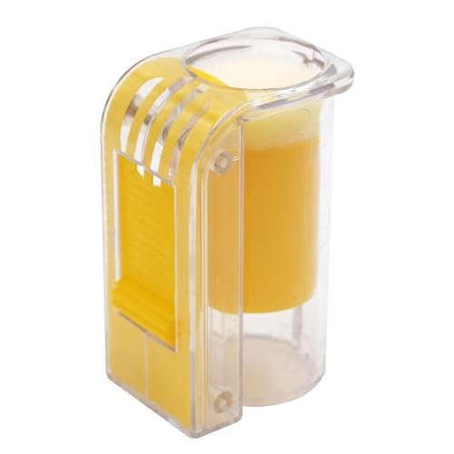 Queen Bee Marker Bottle 6PCS Rearing Queen Bee Marking Catcher Plastic Handed Marker Bottle Plunger Plush Beekeeper Tool Garden Tools