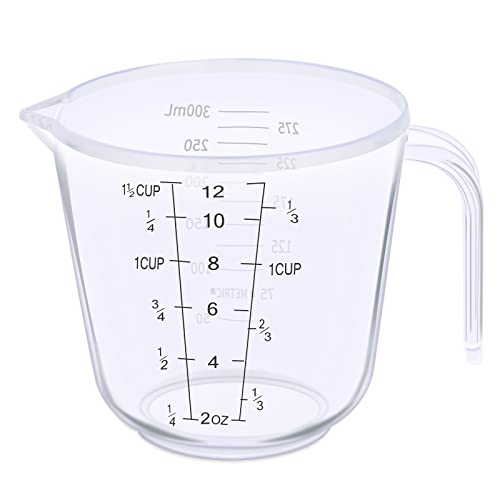 DOTINGHUX Measuring Cup, 1 ½ Cup, Clear - size: 1 ½ cup