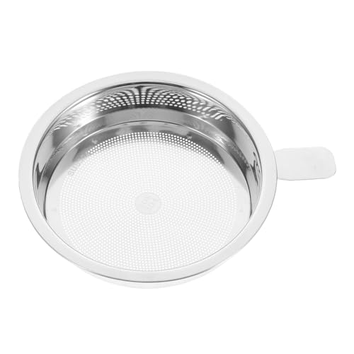 PRETYZOOM Fine Mesh Bacon Grease Filter, Kitchen Cooking Oil Keeper Container Strainer Replacement, Bacon Grease Filter Accessory for Fat Storage Can