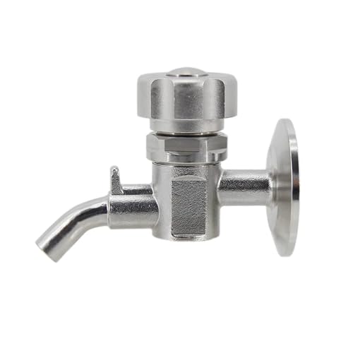 Brewing Equipment 1.5" TC Sample Valve 304 Stainless Steel Sanitary Clamp Brewing Sample Valve Homebrew Conical Fermenter Brewing Equipment(A) - color: A