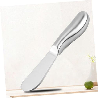 SOLUSTRE Stainless Steel Butter Spreader Knife Cream and Cheese Spatula for Cake Icing and Butter Rust-resistant Kitchen Utensil Suitable for Restaurants and Catering