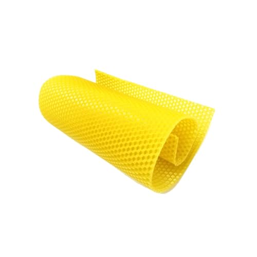10 Pack Natural Beeswax Foundation Sheets 9x13cm Deep Cell Beehive Base Sheets for Beekeeping
