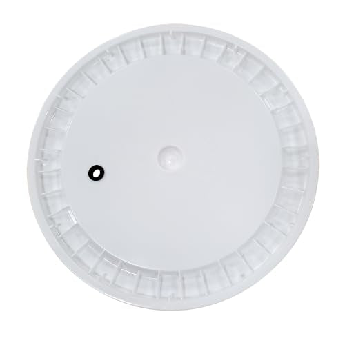 Drilled Plastic lid for 6.5 gallon fermentors