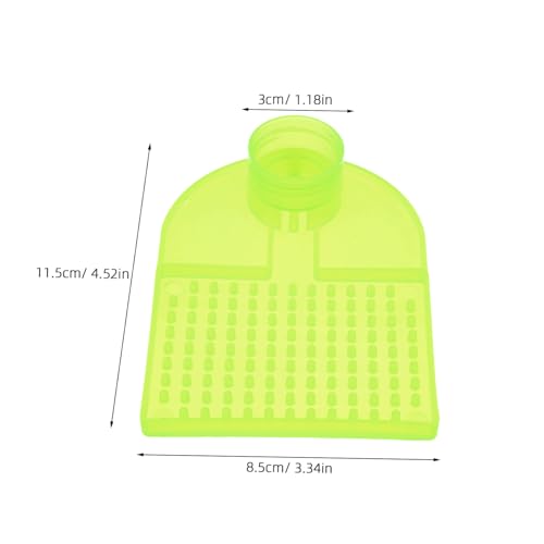 Mikikit 10 Pack Bee Waterer Beekeeping Feeders Honey Bee Frame Feeder Station Beehive Entrance Water Dispenser Safe for Beverage Bottles