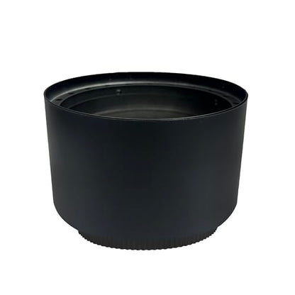 Double Wall Stove Top Connecting Adapter Compatible with DVL 6/DVL-AD Stove Collar,Black Heavy-Duty Stainless Steel