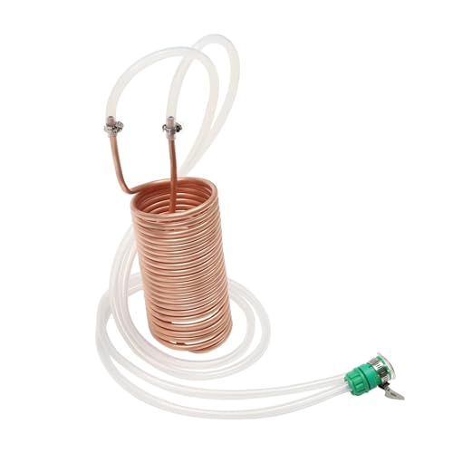 Generic Copper Immersion Wort Chiller CoilJoint, Homebrew for Beer Brewing, Garden Hose Fitting