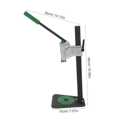 Manual Bottle Capper Tool for Home Brewing, Heavy Duty Iron Bench Capper with Adjustable Height 7.8-18.3 Inches, Detachable Design and Stable Tabletop Base for 26mm/29mm Crown Caps