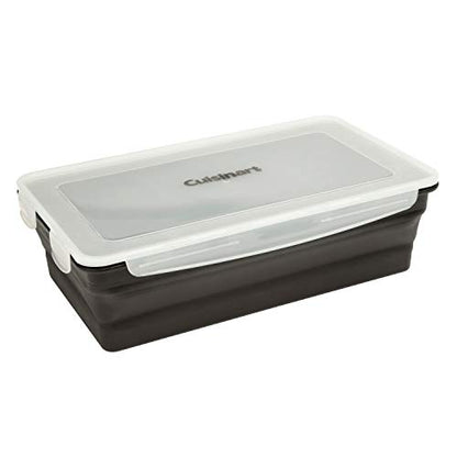 Cuisinart CMT-100 XL Collapsible Marinade Container, Black & CMT-200 Marinade Basket Set Grilling