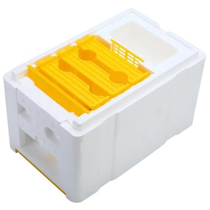 Nuc Box for Bees Queen Bee Breeding Box Bee Rearing Mating Box Foam Beehive Pollination Box Beekeeping Tools Breeding Case Beekeeping Equipment