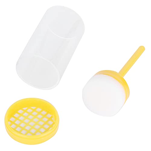5Pcs Queen Bee Marking Cage, Marking Bottle with Long Plunger Bee Marking Kit, 3.7X1.4in Plastic Handed Queen Bee Catcher Clip Holderaccessory for Identification