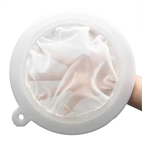 8.4in 300 Mesh Big Nylon Straining Sieve Filter Ultra-Fine Sediments Mesh Strainer for Straining Wine,Well Water,Oil - color: 300Mesh A