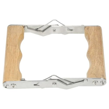 Bee Hive Frame Grip 2pcs Beehive Clip Clamp Grasp Stainless Steel Wooden Honeycomb Spleen Clip Lifter Beekeeper Bee Hive Frame Clips Beekeeping Tools for Beekeeeper