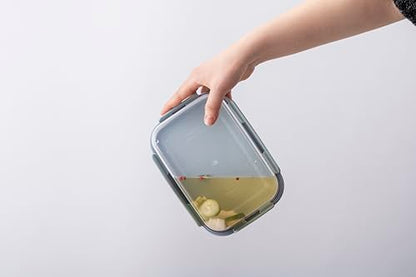 LocknLock Classic-Plus Plastic Food Storage Container | Airtight Plastic Food Storage Containers with Lids | BPA Free Stackable Food Storage for Meal Prep, Leakproof, Freezer & Dishwasher Safe, 2.1L - size: 2.1L