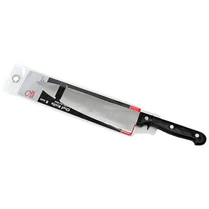 Chef Craft Select Chef Knife, 8 inch blade 12.5 inches in length, Stainless Steel/Black - size: 8", style: Chef Knife