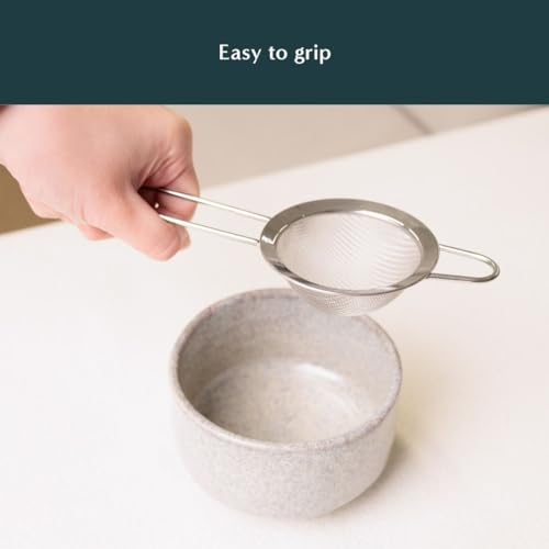 Naoki Matcha Large Stainless Steel Matcha Tea Sifter with Handle Matcha Set - Eliminate Clumps In Your Matcha Powder For Tastier Tea and Lattes