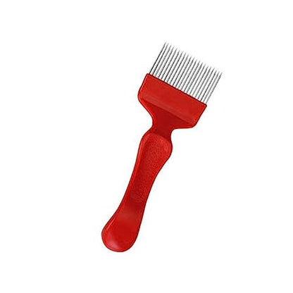 ORFOFE Sturdy Beekeeping Uncapping Fork Stainless Steel Honey Knife Plastic Handle Beehive Tool for Uncapping