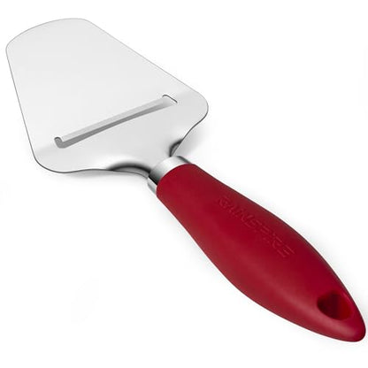 Rainspire Upgraded Non-Stick Cheese Slicers for Block Cheese Multi-Functional Cheese Cutter for Mozzarella, Cheddar, Gruyere Charcuterie Accessories Dishwasher Safe Kitchen Tools, Red - color: Red