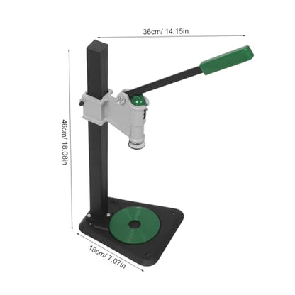 OUNONA Manual Desktop Bottle Capper Machine for Glass and Homebrew Beer Bottles, Adjustable Height 7.8-18.3 Inches, Iron Metal Construction with Stable Tabletop Base and Antislip Pad