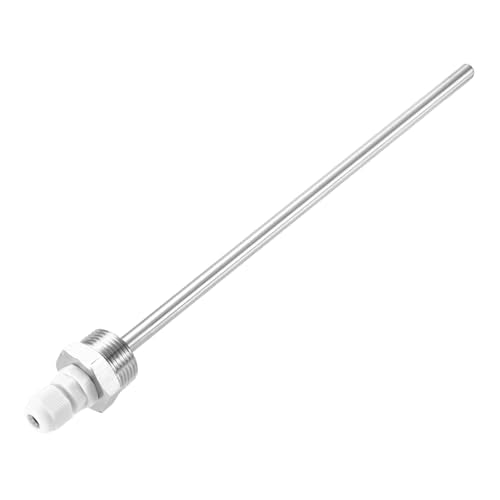 uxcell 8mm Dia G3/4 Thermowell Weldless Stainless Steel 304 with Cable Gland 250mm Length for Beer Fermenter, White - color: White, size: G3/4 x 250mm