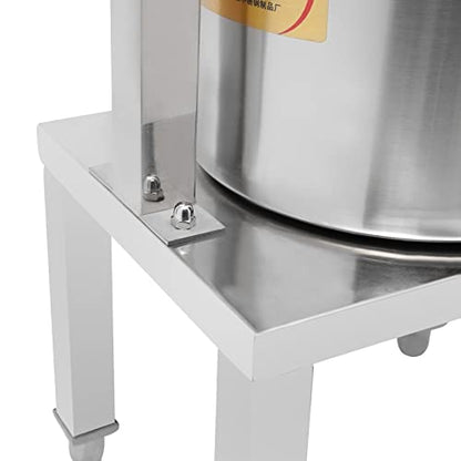 13L/3.4gal Manual Fruit Wine Press, DIY Large Fruit Honey Presser Beeswax Extractor Beekeeping Machine Stainless Steel Household Grape Fruit Juice Wine Making Equipment - size: 13L/3.4gal, Silver