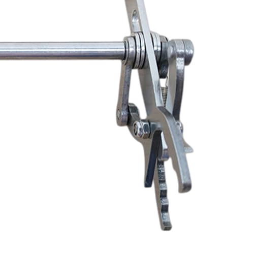 Bee Hive Frame Grip, Secure Lifting Control, 4.8x4.72 inches, Stainless Steel Frame Gripper, Beekeeping Hive Lifter Tool, Wooden Handle, for Honey Harvesting Inspection Beekeepers