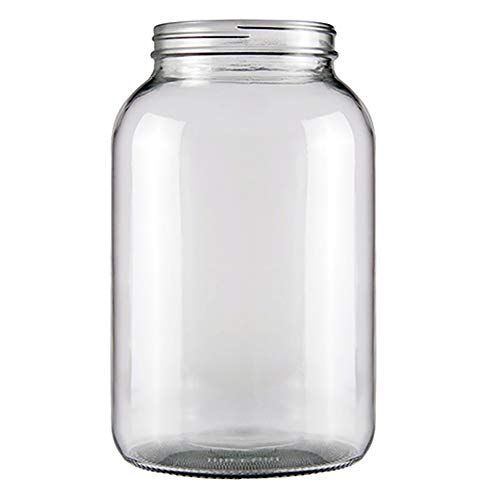 Home Brew Ohio One Gallon Wide Mouth Glass Jar (No Lid)