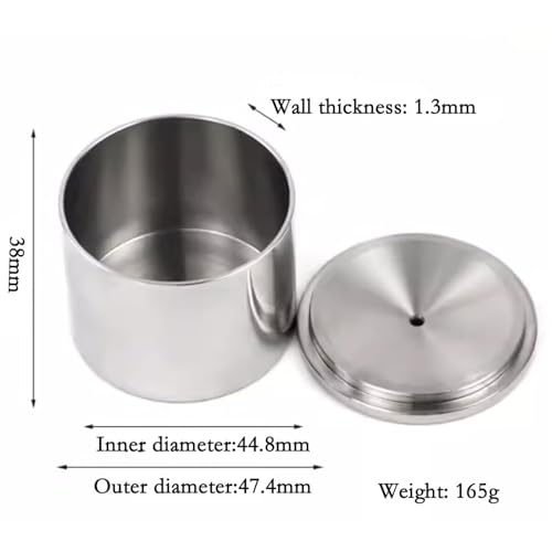 Paint Density Specific Gravity Cup, Stainless Steel Paint Coating Density Specific Gravity Cup Densimeter Liquid Pycnometer for Paintwork,Emulsion.(50ml) - color: 50ml