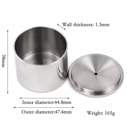 Paint Density Specific Gravity Cup, Stainless Steel Paint Coating Density Specific Gravity Cup Densimeter Liquid Pycnometer for Paintwork,Emulsion.(50ml) - color: 50ml