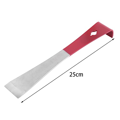 2PCS Stainless Steel Hive Scraper Tools, Flat Bar Pry Bar Beekeeping Tools Beekeeping Supplies Pry Trim Equipment