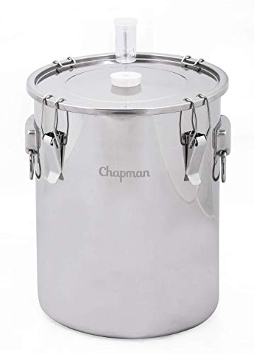 Stainless Steel Fermenter, 14 Gallon Total Capacity – Durable Wine, Beer, Mead, Kombucha Fermenter & Kettle, Ideal for 10 Gallon Batches – Fermentation Bucket & Jar for Home & Craft Brewers