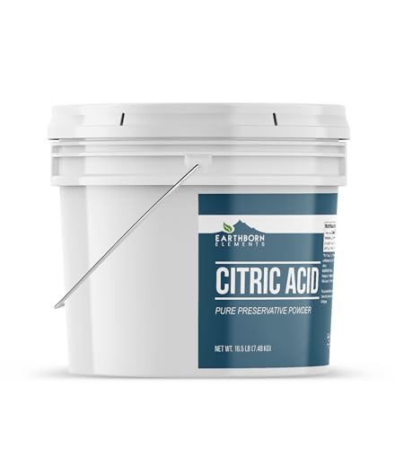 Earthborn Elements Citric Acid 2 Gallon Bucket, Food Safe, Preservative & Cleaner - size: 264 Ounce (Pack of 1)