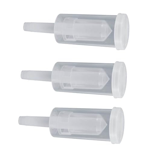 3pcs Fermentation Crock Check Valve One-way Exhaust Water Sealed for Home Wine Making Beer Brewing Equipment - size: 12.00X3.80X3.80CM