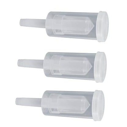 3pcs Fermentation Crock Check Valve One-way Exhaust Water Sealed for Home Wine Making Beer Brewing Equipment - size: 12.00X3.80X3.80CM