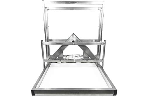 Hive Frames Uncapper with Double 12V Electric Knives Bee Honey Stainless Steel Uncapping Machine