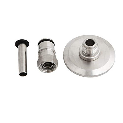 1.5" Tri Clamp Ball Lock homebrew beer conry keg Ball Lock Post SS304 Sanitary Brewer Fitting 50.5mm OD ferrule SS conical fermenter pressure transfer (gas)19/32
