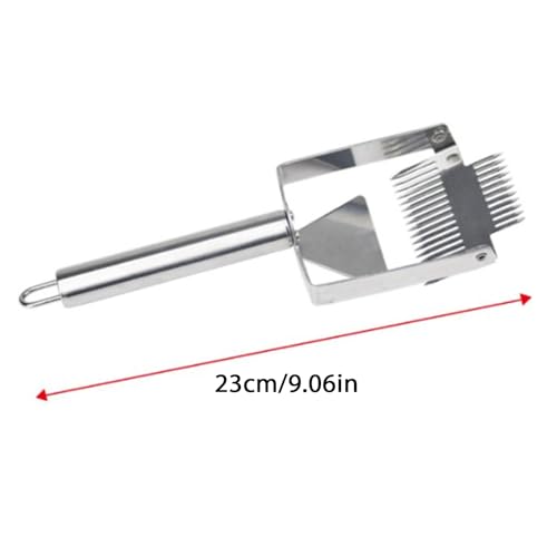 Stainless Steel Honeys Cutting Tool Reverse Hook Uncapping Fork with Ergonomic Handle Bees Hives Scraper Beekeeping Tool Beekeeper