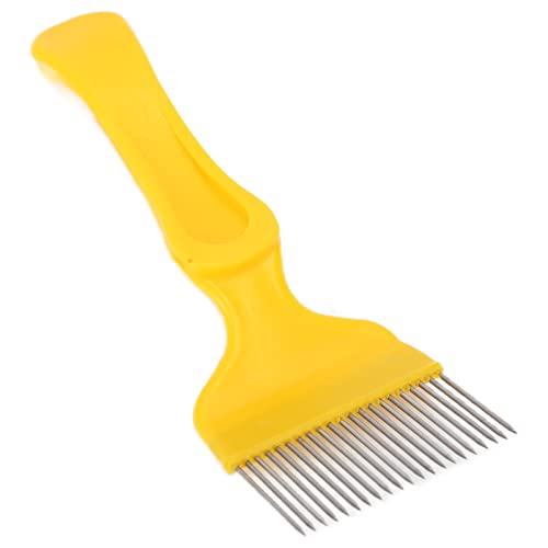 Fdit Stainless Steel Beehive Smoker Kit with Bee Brush Queen Clips and Scratcher for Beekeeping