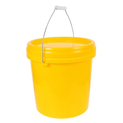 IMIKEYA Food-Grade Fermenting Bucket for Plastic Fermentation Container Handle for for Family Wine and Beverage Brewing