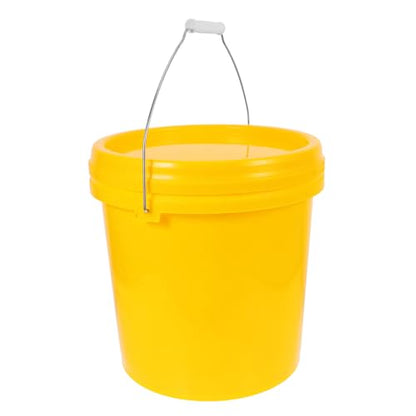 IMIKEYA Food-Grade Fermenting Bucket for Plastic Fermentation Container Handle for for Family Wine and Beverage Brewing