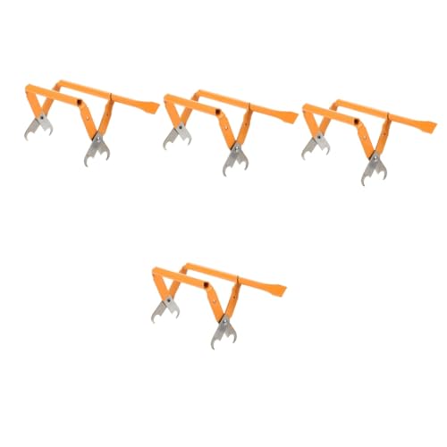 4pcs Stainless Steel Beehive Frame Holder Grip Essential Beekeeping Tool for Removal and Safe Hive Inspection Ergonomic Design for Better Control and Comfort
