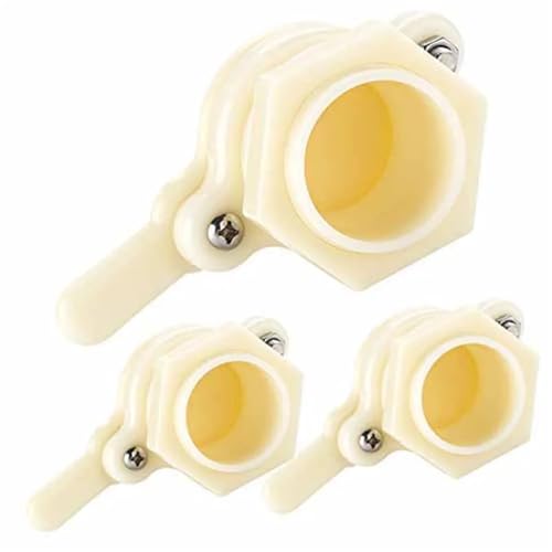 Honey Valve 6pcs Beekeeping Honey Bucket Valve, Honey Bucket Spout Gate, Honey Bee Gate Valve for 5 Gallon Bucket For Extractor Bottling Pail Containers