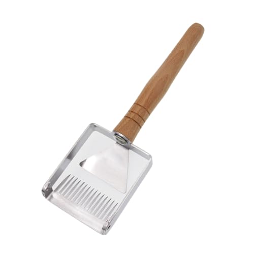ORFOFE Apiculture Uncapping Fork Honeycomb Knife Honey Scraper Beehive Tool Beekeeping
