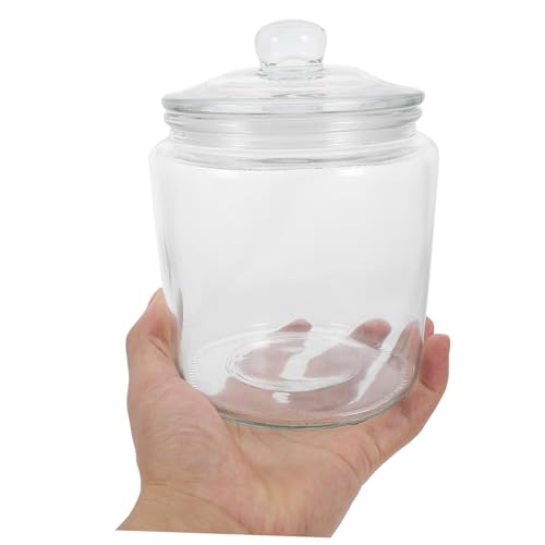 DECHOUS Airtight Glass Pickling Food Jar Capacity Clear Fermenting Canister for Kimchi Sauerkraut and More Sealing Food Storage Container