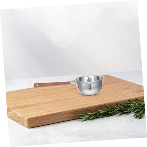 Stainless Steel Ladle with Dual Pour Spouts Ergonomic Long Handle for Comfortable Serving of Soups Sauces and Gravies Heavy Duty Kitchen Utensil for Effortless Pouring and Precise