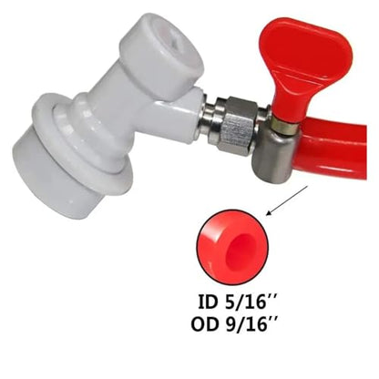 Home Brewing CO2 Regulator Home Brewing Kit, Beer Regulator, Co2 Pressure Regulator with Safety Pressure Relief Valve Brewing Accessories