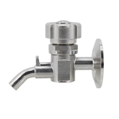 1.5" TC Sample Valve - 304 Stainless Steel Sanitary Clamp for Homebrew Conical Fermenters(Sampling valve) - size: Sampling valve