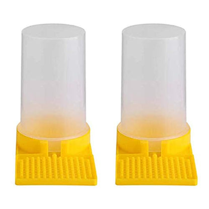 2 Pack Bee Feeder Beehive Beekeeping Water Dispenser Drinking Beekeeping Equipment Honey Beehive Entrance Feeder Beekeeper Tools (2)