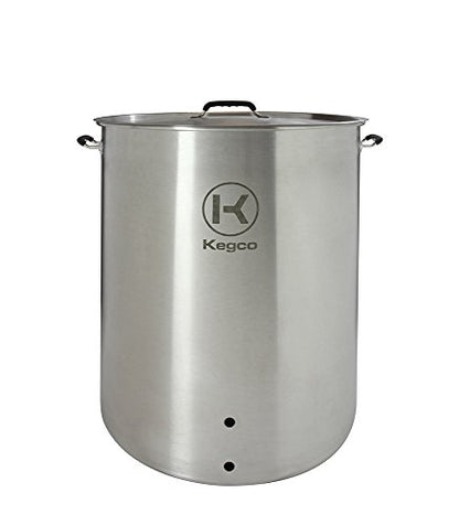 Kegco Brew Kettle - color: Plug & 2-Piece Ball Valve, size: 200 Quarts