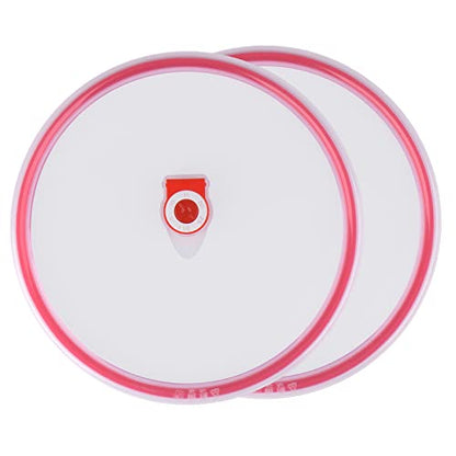 Bowl Covers for KitchenAid Stand Mixer, 2pcs, Transparent, Silicone, Button Closure, Fits 4.5/5QT Stainless Steel Bowl, Prevents Spills, Dishwasher & Microwave Safe - style: 4.5/5QT 2PCS