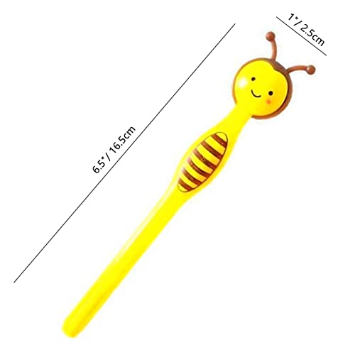40PCS Cute Bees Gel Pens Bumble Bee Great Home and Office Supplies, Gift for Women, Coworkers and Hostess, Black Ink(0.5mm)